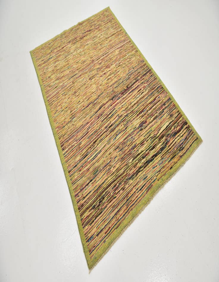 Detail image of 4' 9 x 6' 9 Hand Knotted Modern Ziegler Rug