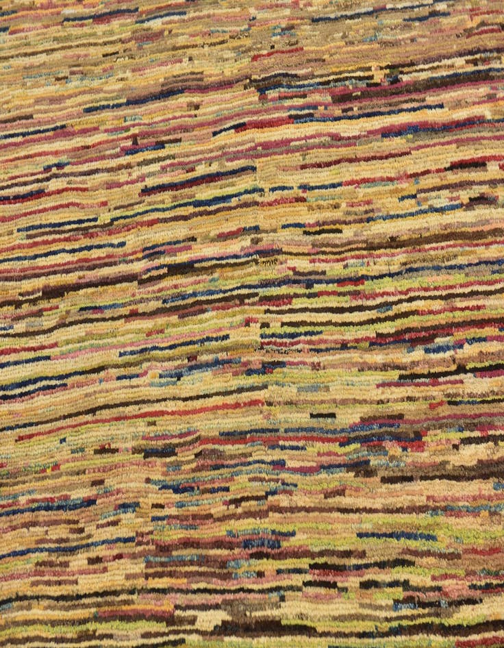 Detail image of 4' 9 x 6' 9 Hand Knotted Modern Ziegler Rug
