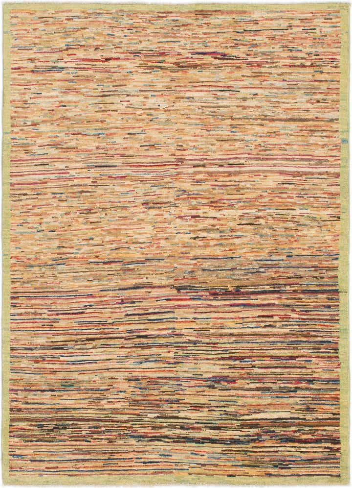 4' 9 x 6' 9 Hand Knotted Modern Ziegler Rug