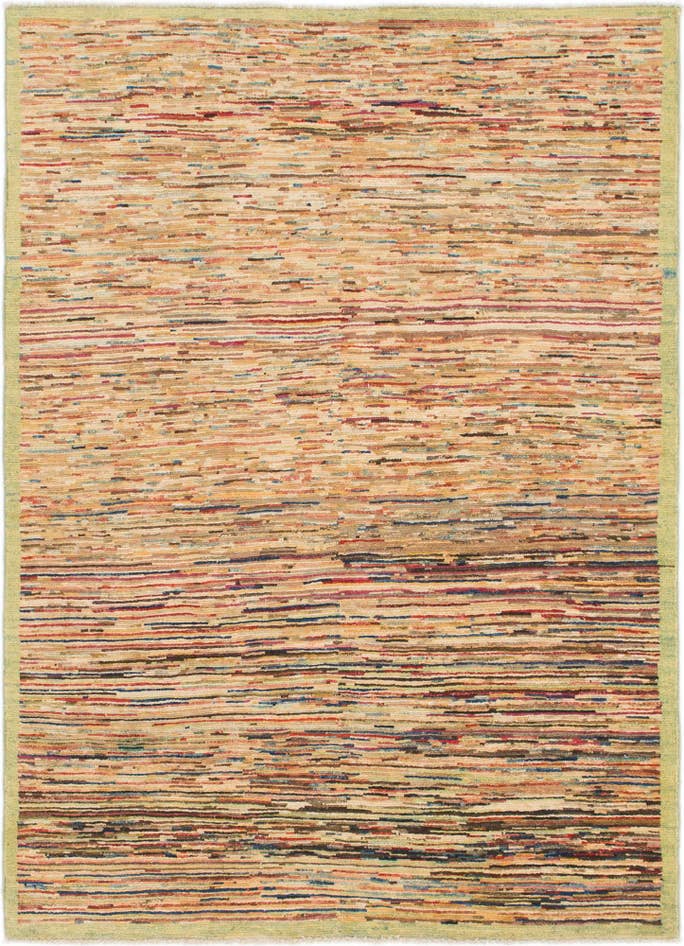 Detail image of 4' 9 x 6' 9 Hand Knotted Modern Ziegler Rug