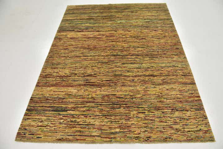 5' x 6' 4 Hand Knotted Modern Ziegler Oriental Rug