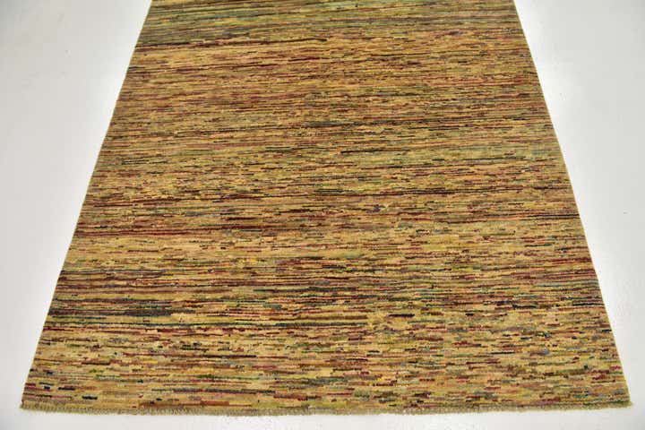 5' x 6' 4 Hand Knotted Modern Ziegler Oriental Rug