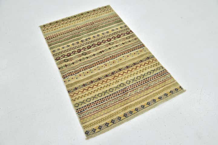 2' 8 x 4' Hand Knotted Modern Ziegler Oriental Rug