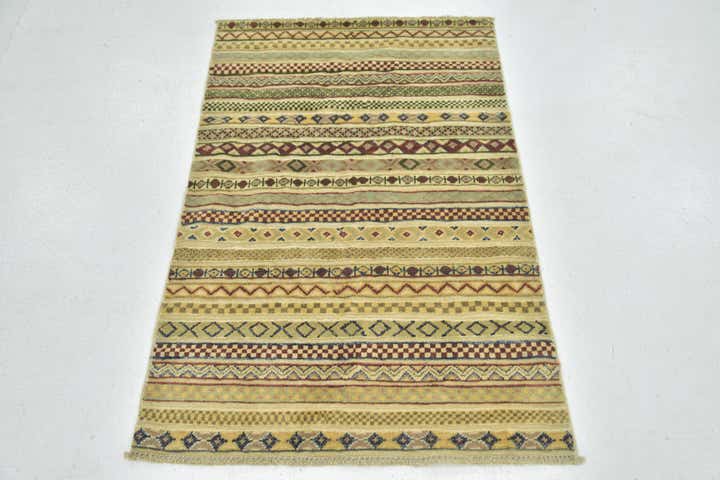 2' 8 x 4' Hand Knotted Modern Ziegler Oriental Rug