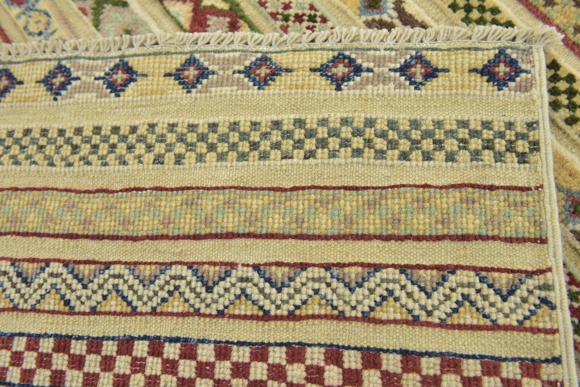 2' 9 x 4' Hand Knotted Modern Ziegler Oriental Rug