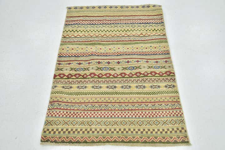2' 9 x 4' Hand Knotted Modern Ziegler Oriental Rug