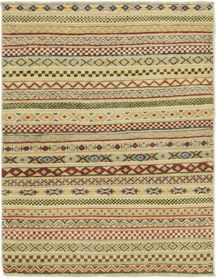 Detail image of 2' 9 x 4' Hand Knotted Modern Ziegler Oriental Rug