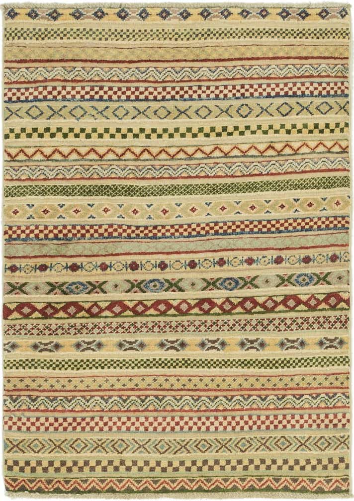2' 9 x 4' Hand Knotted Modern Ziegler Oriental Rug