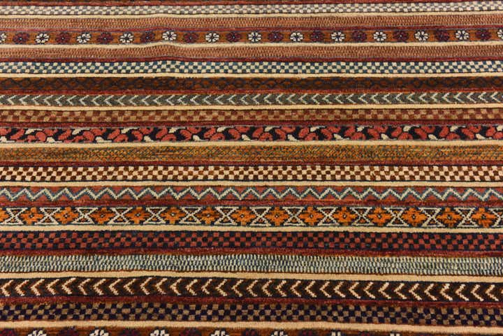 6' 8 x 9' 6 Hand Knotted Modern Ziegler Rug