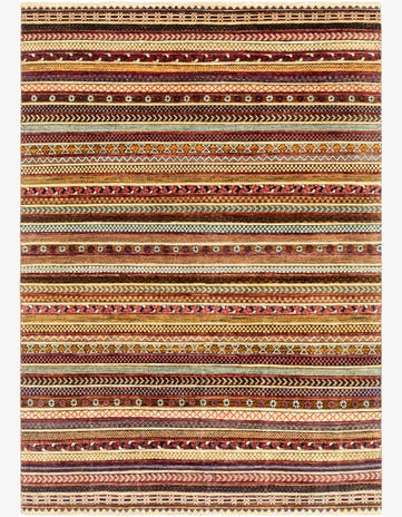6' 8 x 9' 6 Hand Knotted Modern Ziegler Rug