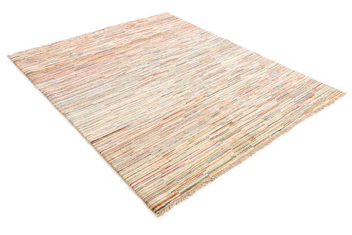5' x 6' 3 Hand Knotted Modern Ziegler Wool Rug