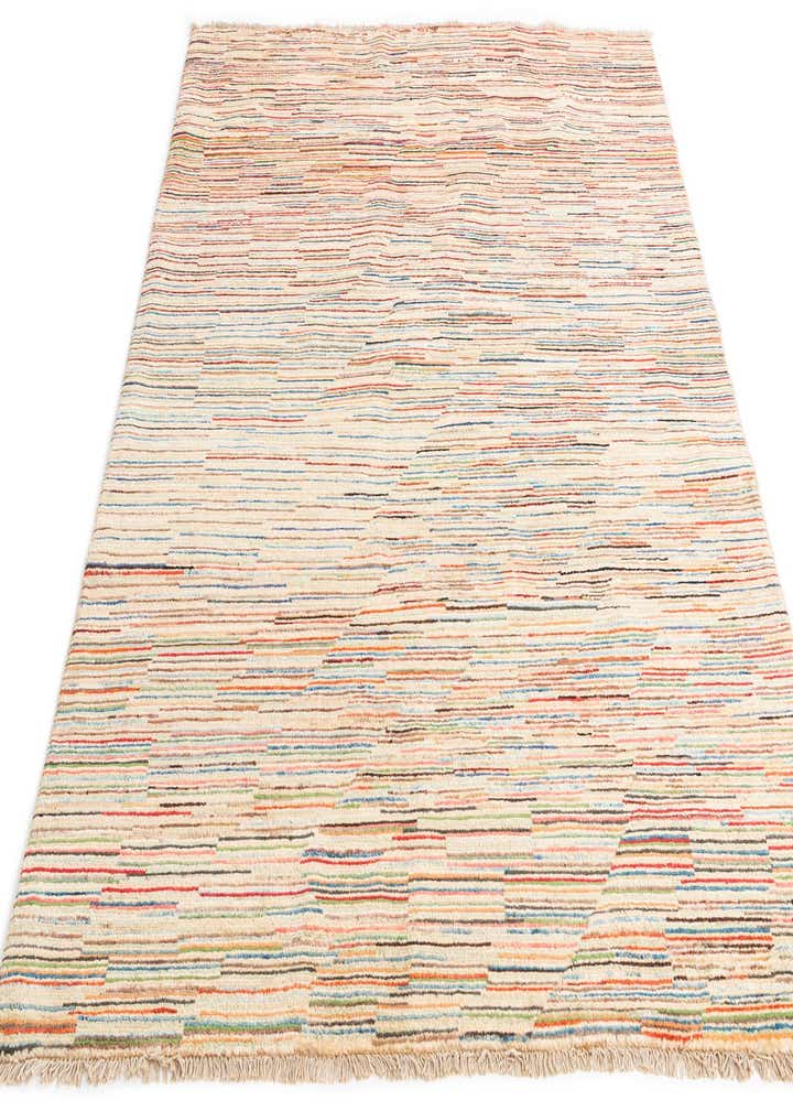 5' x 6' 3 Hand Knotted Modern Ziegler Wool Rug