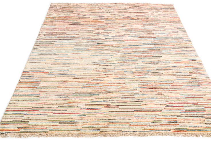 Detail image of 5' x 6' 3 Hand Knotted Modern Ziegler Wool Rug
