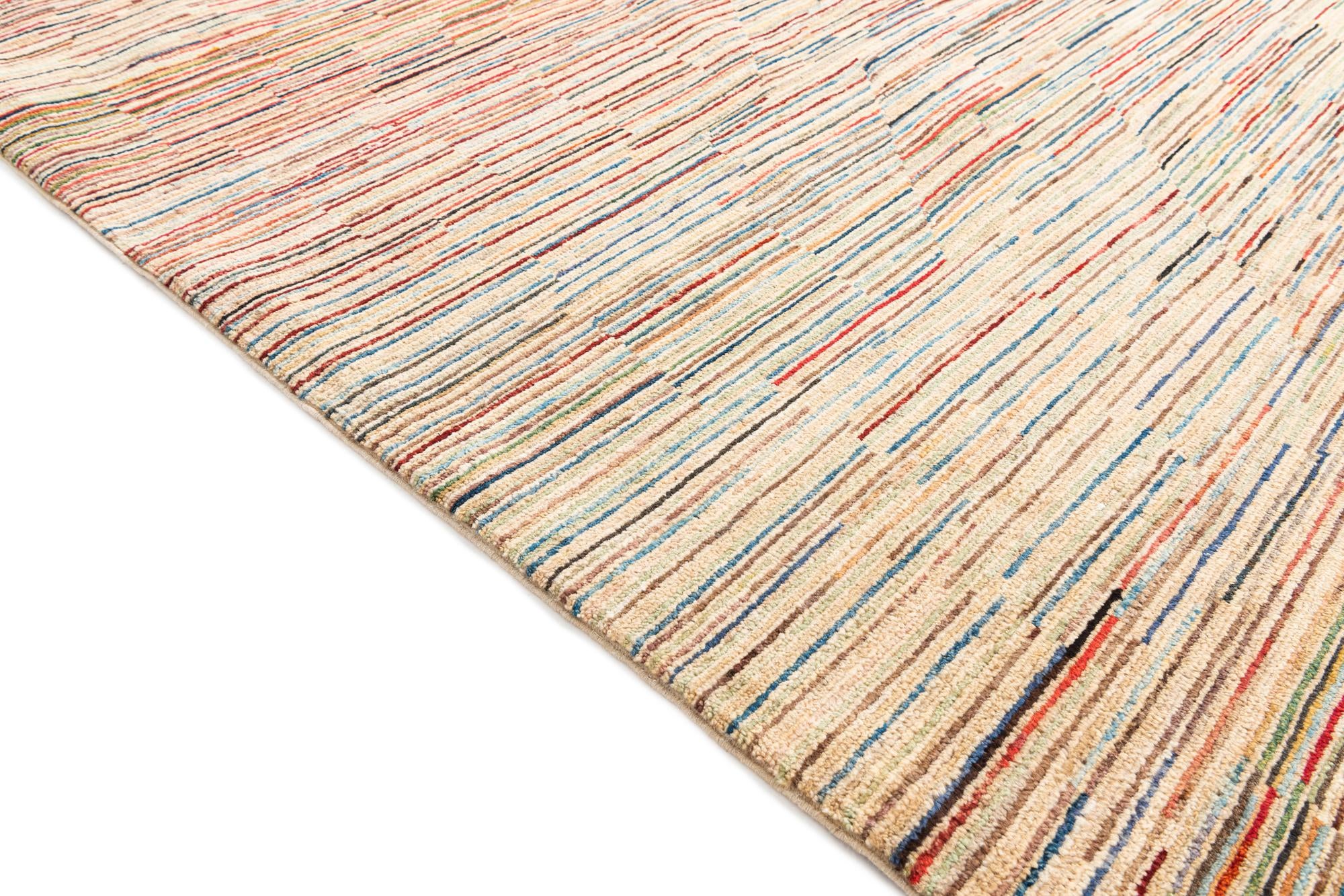 5' x 6' 3 Hand Knotted Modern Ziegler Wool Rug