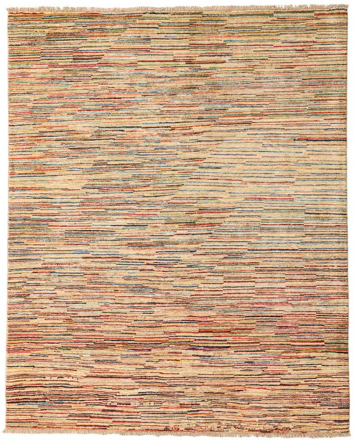5' x 6' 3 Hand Knotted Modern Ziegler Wool Rug