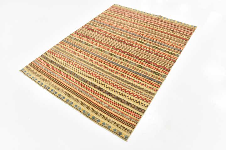 145cm x 195cm Handgeknüpft Modern Ziegler Teppich