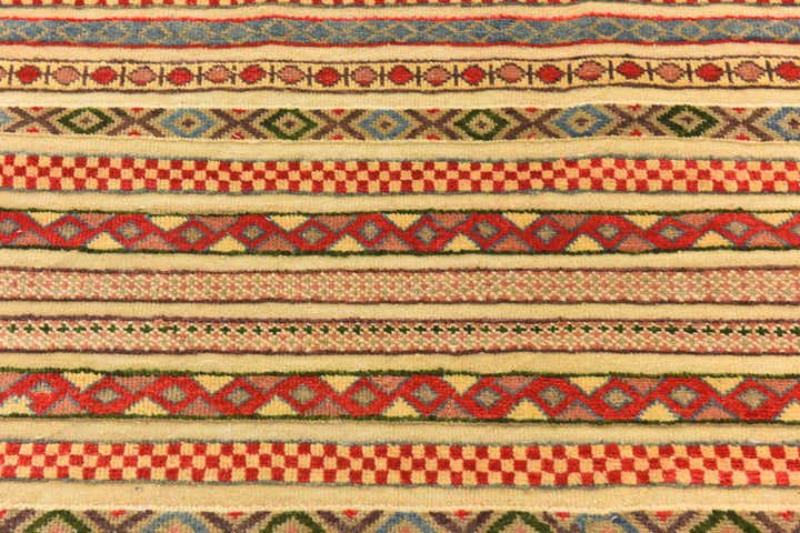 145cm x 195cm Handgeknüpft Modern Ziegler Teppich