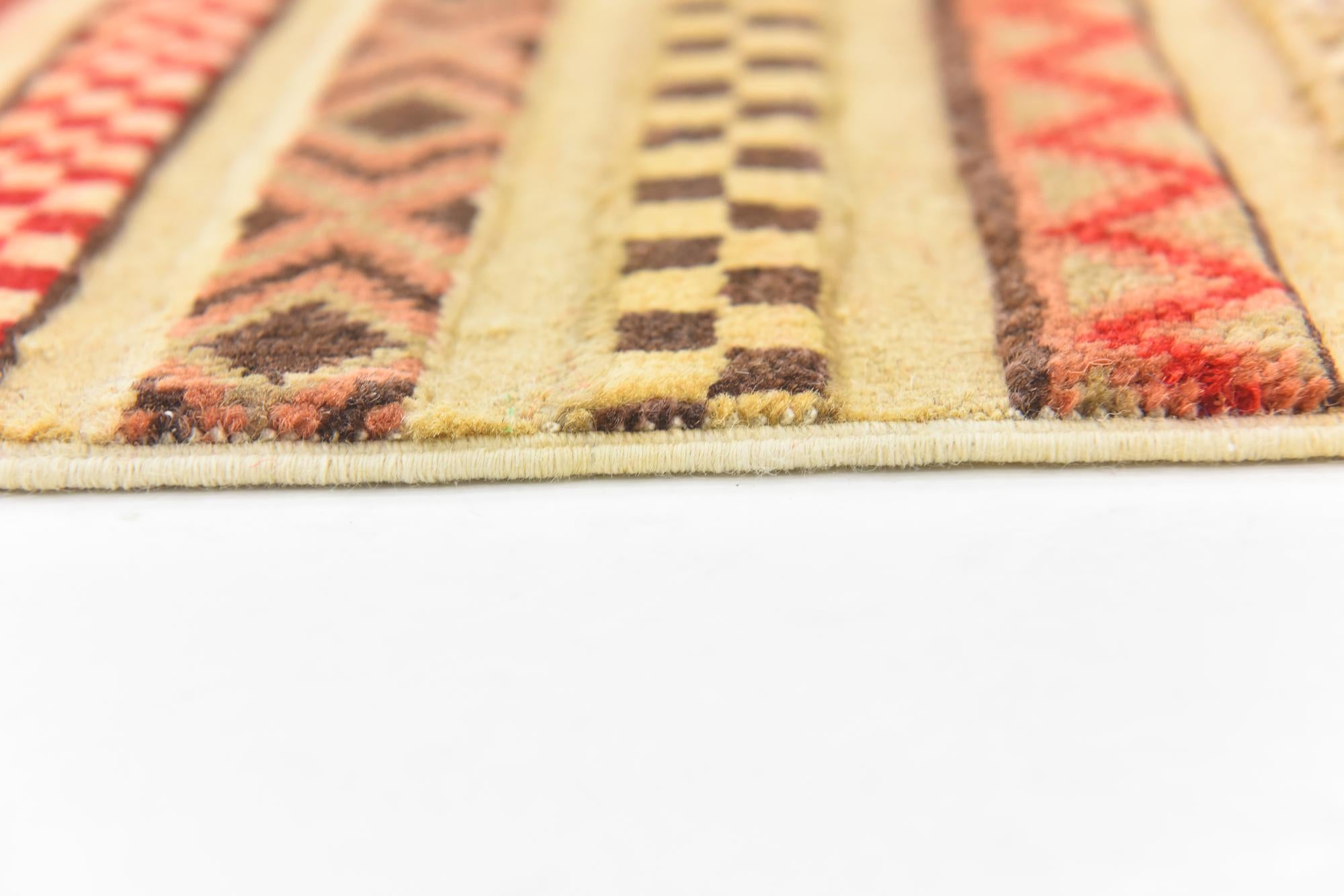 4' 9 x 6' 4 Hand Knotted Modern Ziegler Rug