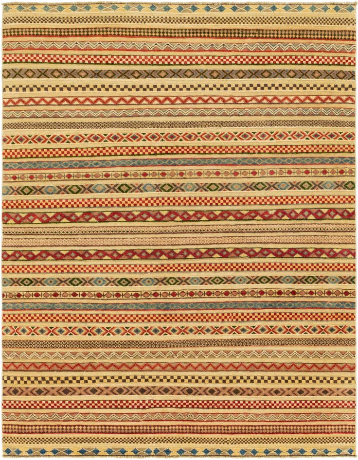 Detail image of 4' 9 x 6' 4 Hand Knotted Modern Ziegler Rug