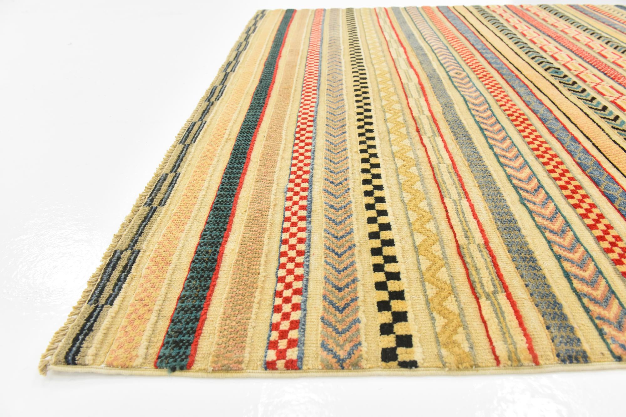 4' 10 x 6' 5 Hand Knotted Modern Ziegler Rug