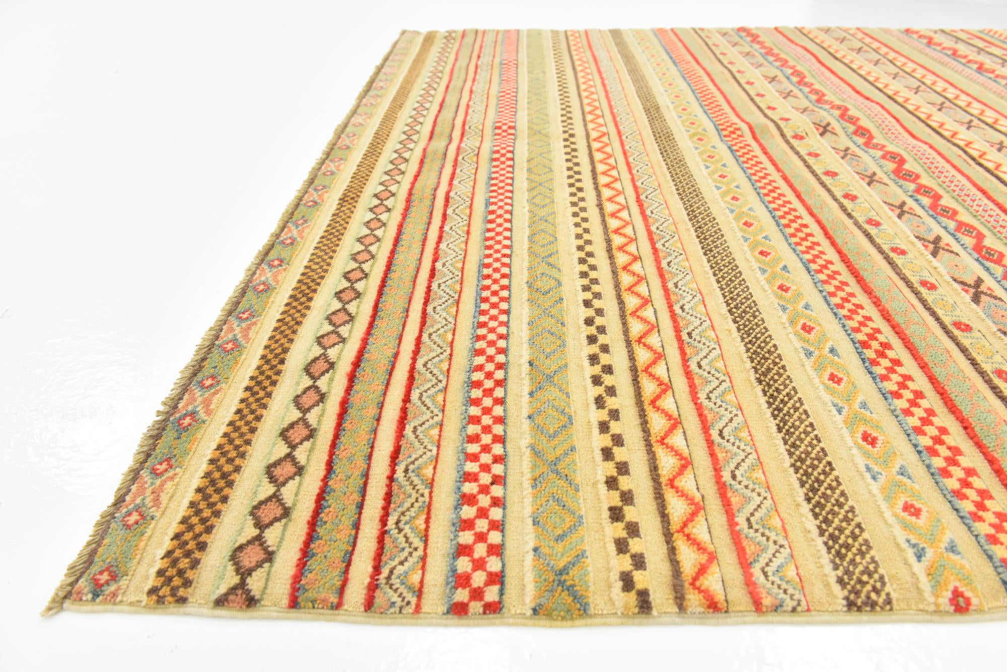 5' x 6' 6 Hand Knotted Modern Ziegler Rug