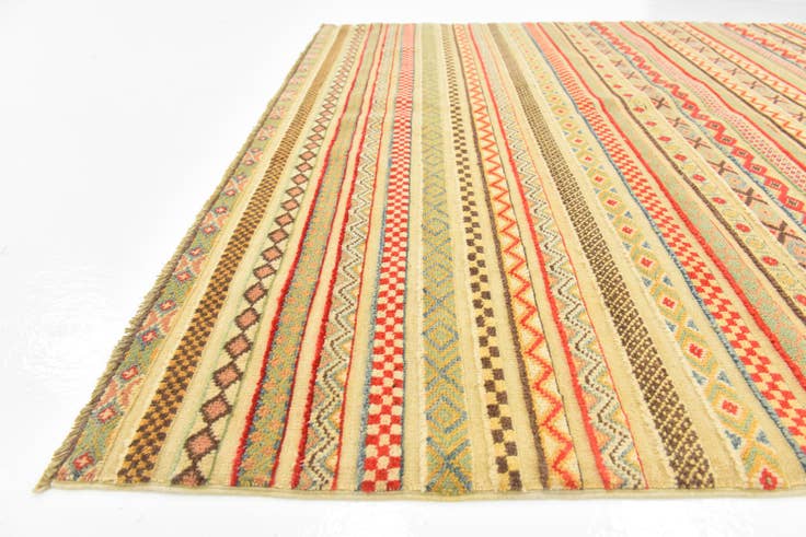 Detail image of 5' x 6' 6 Hand Knotted Modern Ziegler Rug