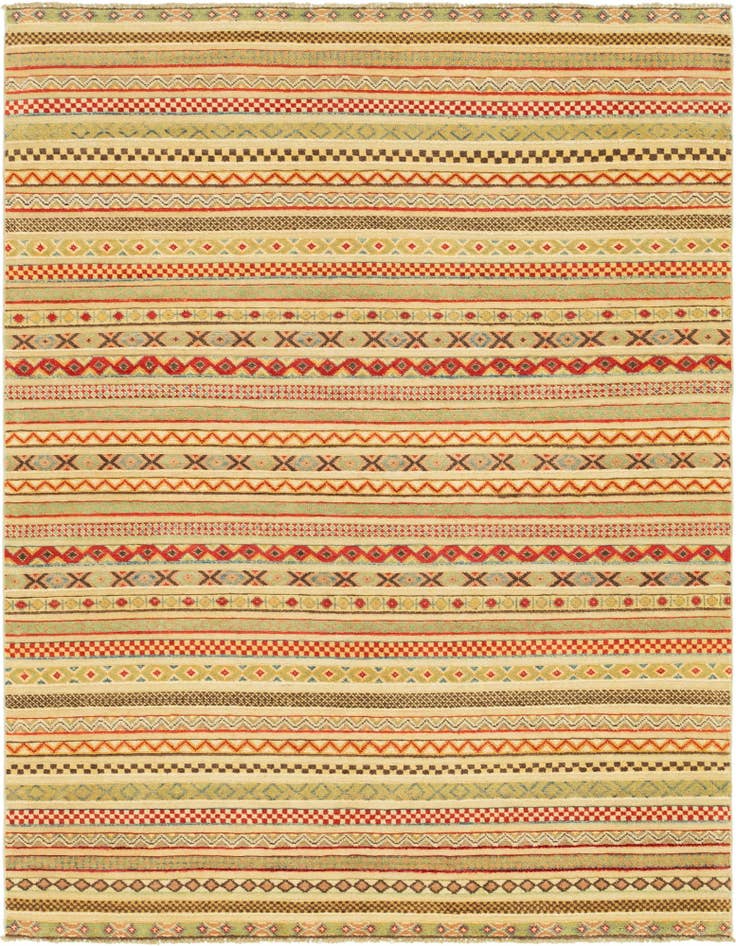 Detail image of 5' x 6' 6 Hand Knotted Modern Ziegler Rug