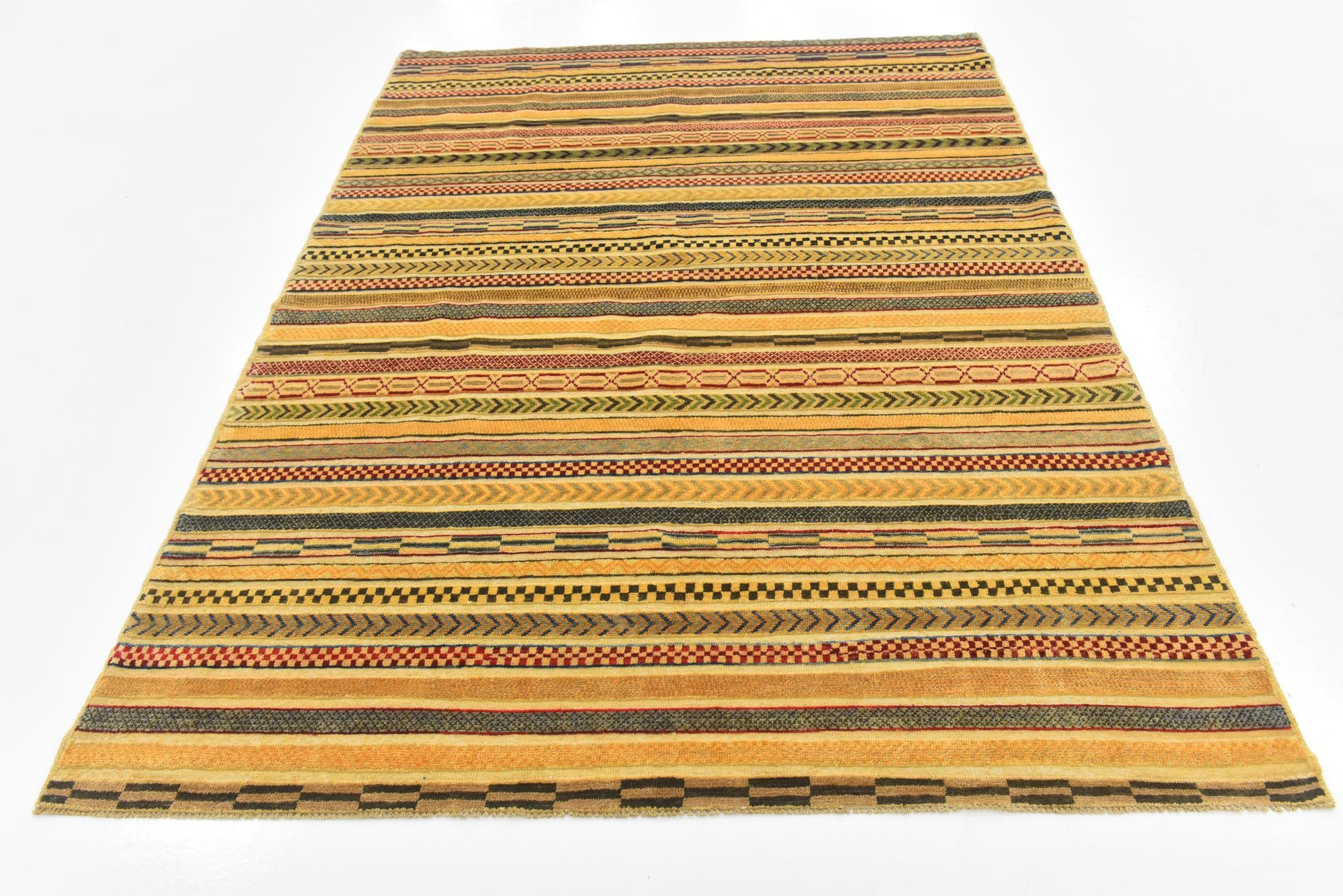 5' 9 x 7' 10 Hand Knotted Modern Ziegler Rug
