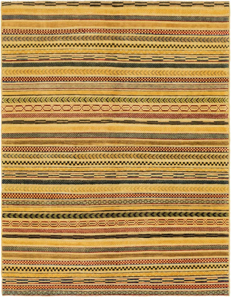 Detail image of 5' 9 x 7' 10 Hand Knotted Modern Ziegler Rug