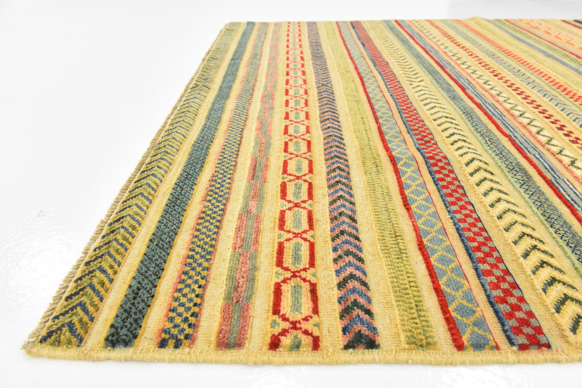 4' 10 x 6' 10 Hand Knotted Modern Ziegler Rug