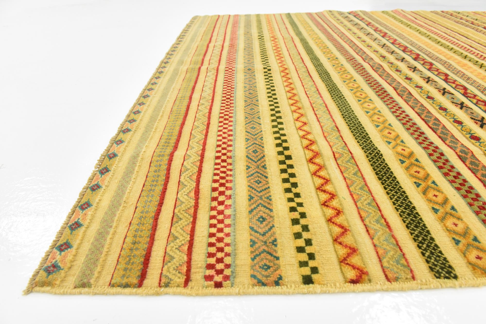 5' 9 x 7' 8 Hand Knotted Modern Ziegler Rug