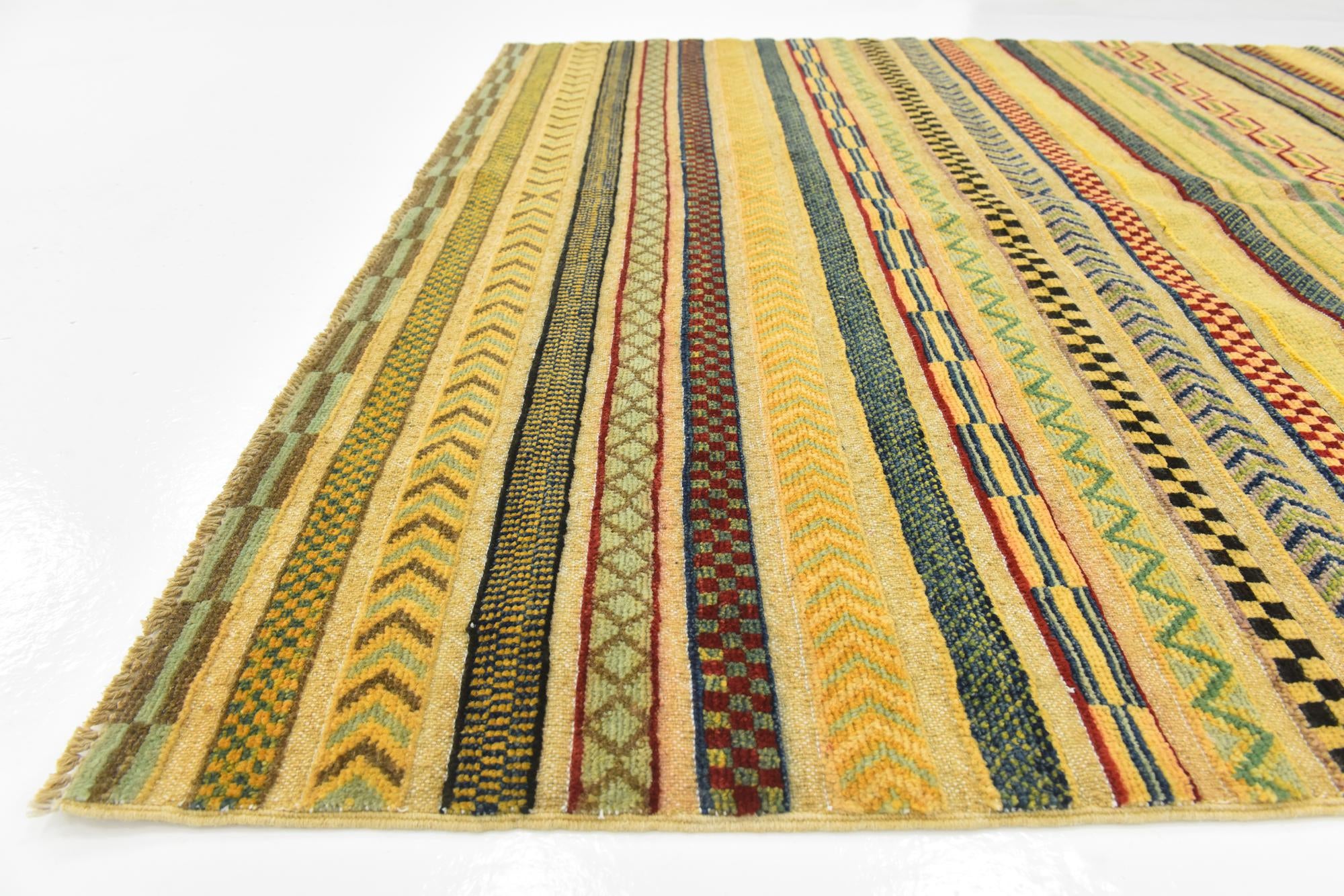 5' x 6' 8 Hand Knotted Modern Ziegler Rug