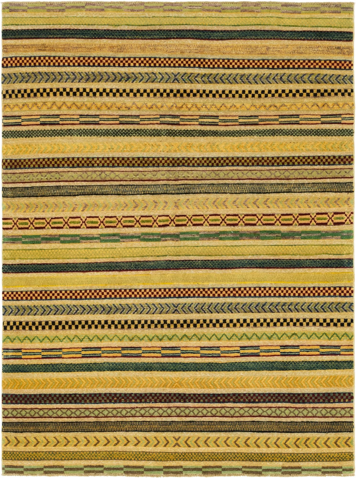 5' x 6' 8 Hand Knotted Modern Ziegler Rug