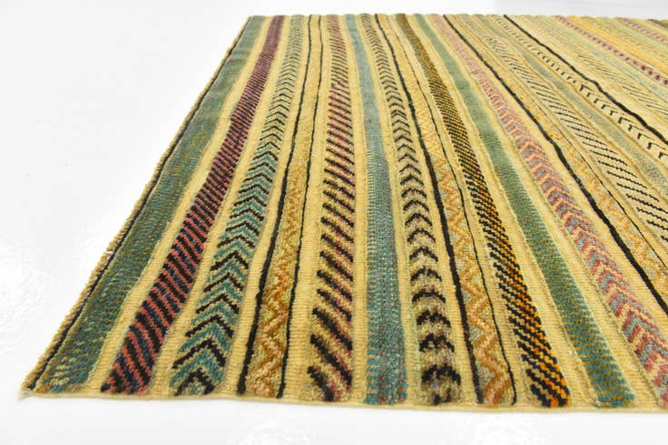 Detail image of 4' 8 x 6' 3 Hand Knotted Modern Ziegler Rug