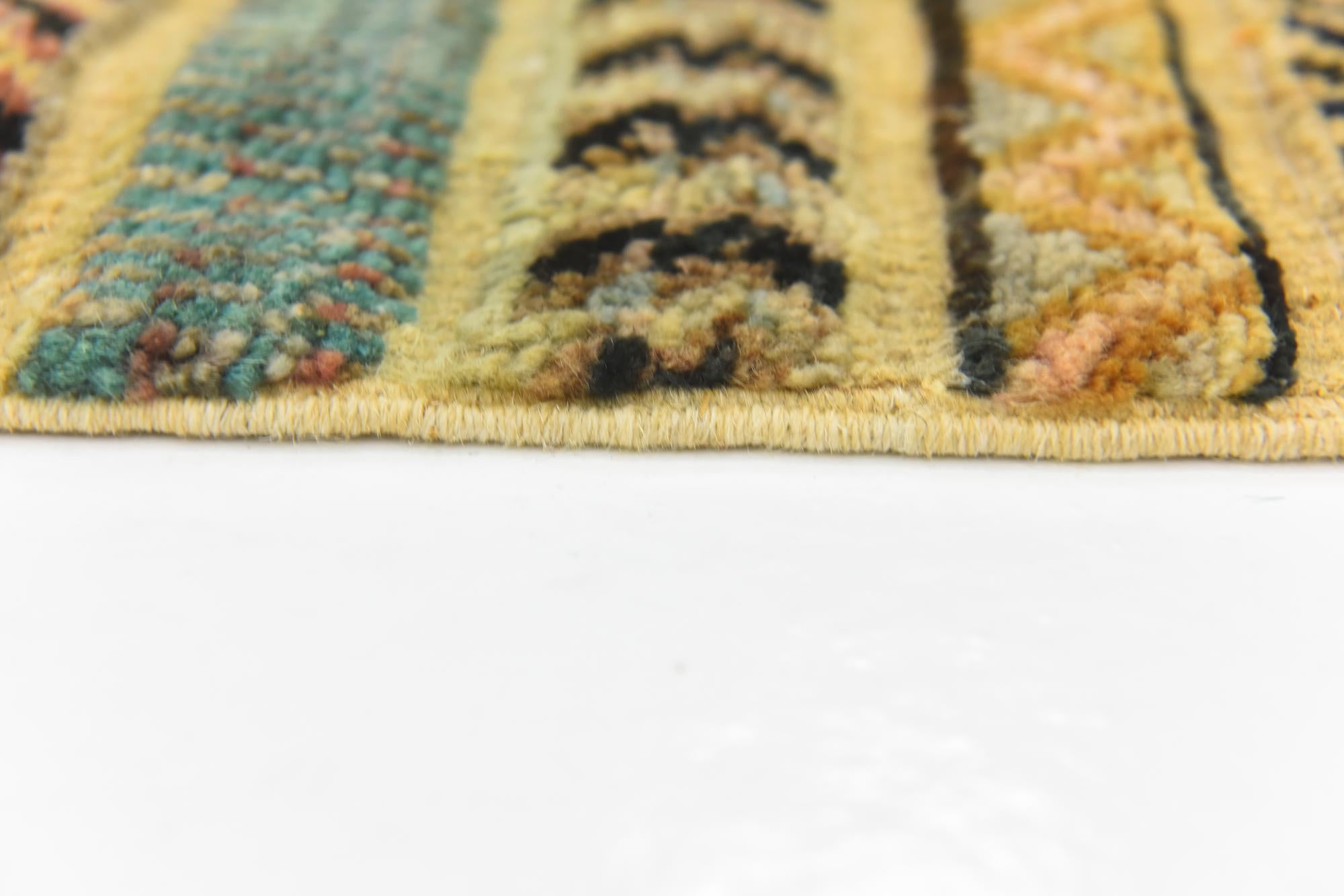 4' 8 x 6' 3 Hand Knotted Modern Ziegler Rug