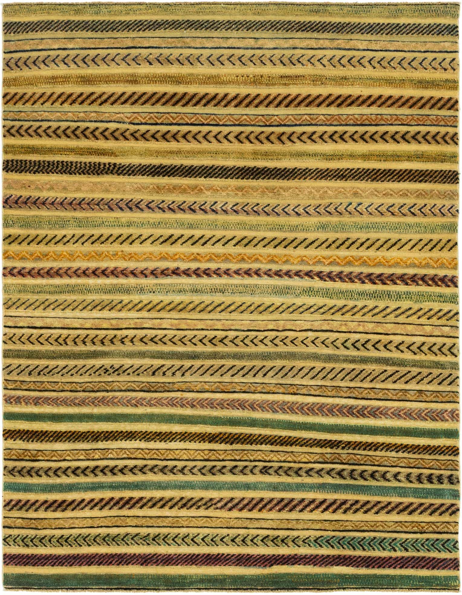 4' 8 x 6' 3 Hand Knotted Modern Ziegler Rug