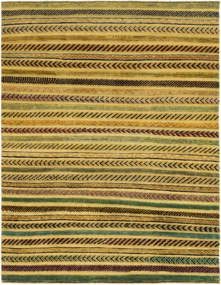 Detail image of 4' 8 x 6' 3 Hand Knotted Modern Ziegler Rug