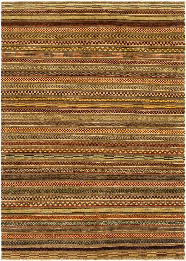 5' x 6' 8 Hand Knotted Modern Ziegler Rug