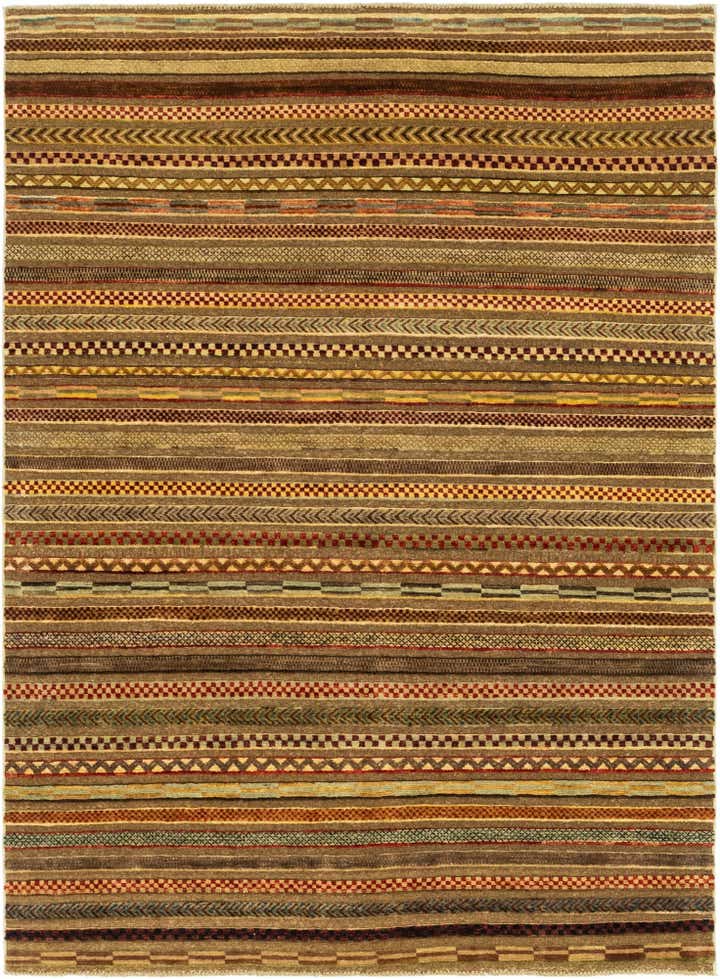5' x 6' 8 Hand Knotted Modern Ziegler Rug