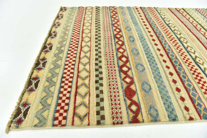 80cm x 115cm Hand Knotted Modern Ziegler Rug