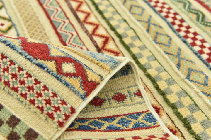 80cm x 115cm Hand Knotted Modern Ziegler Rug