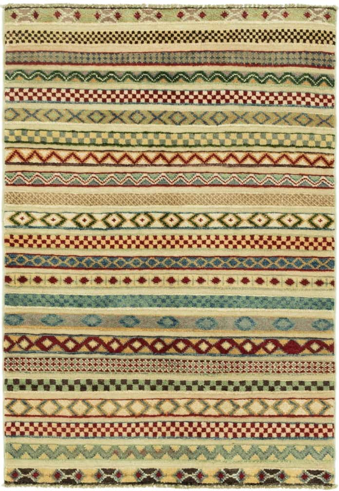 80cm x 115cm Hand Knotted Modern Ziegler Rug