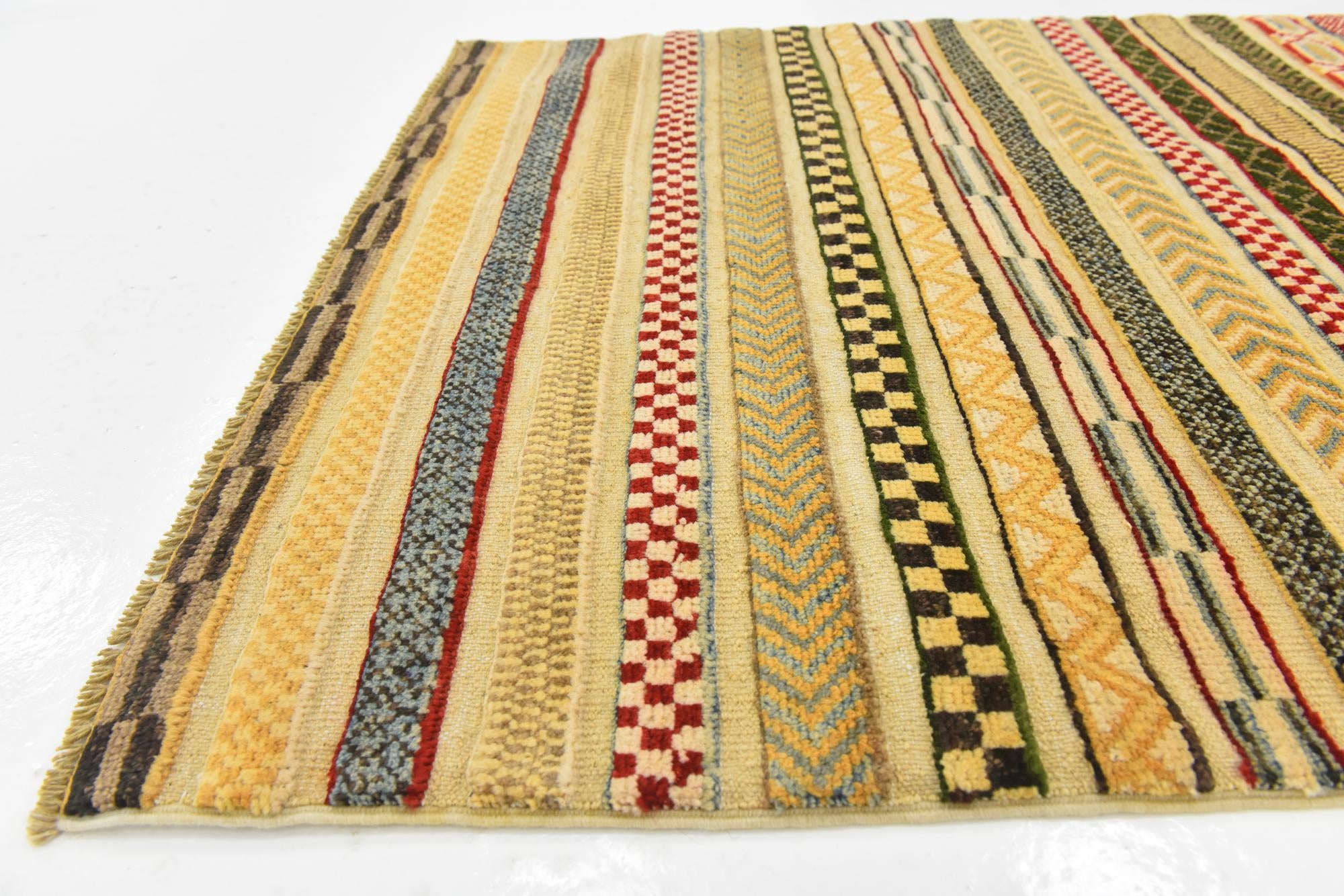 2' 9 x 3' 11 Hand Knotted Modern Ziegler Rug