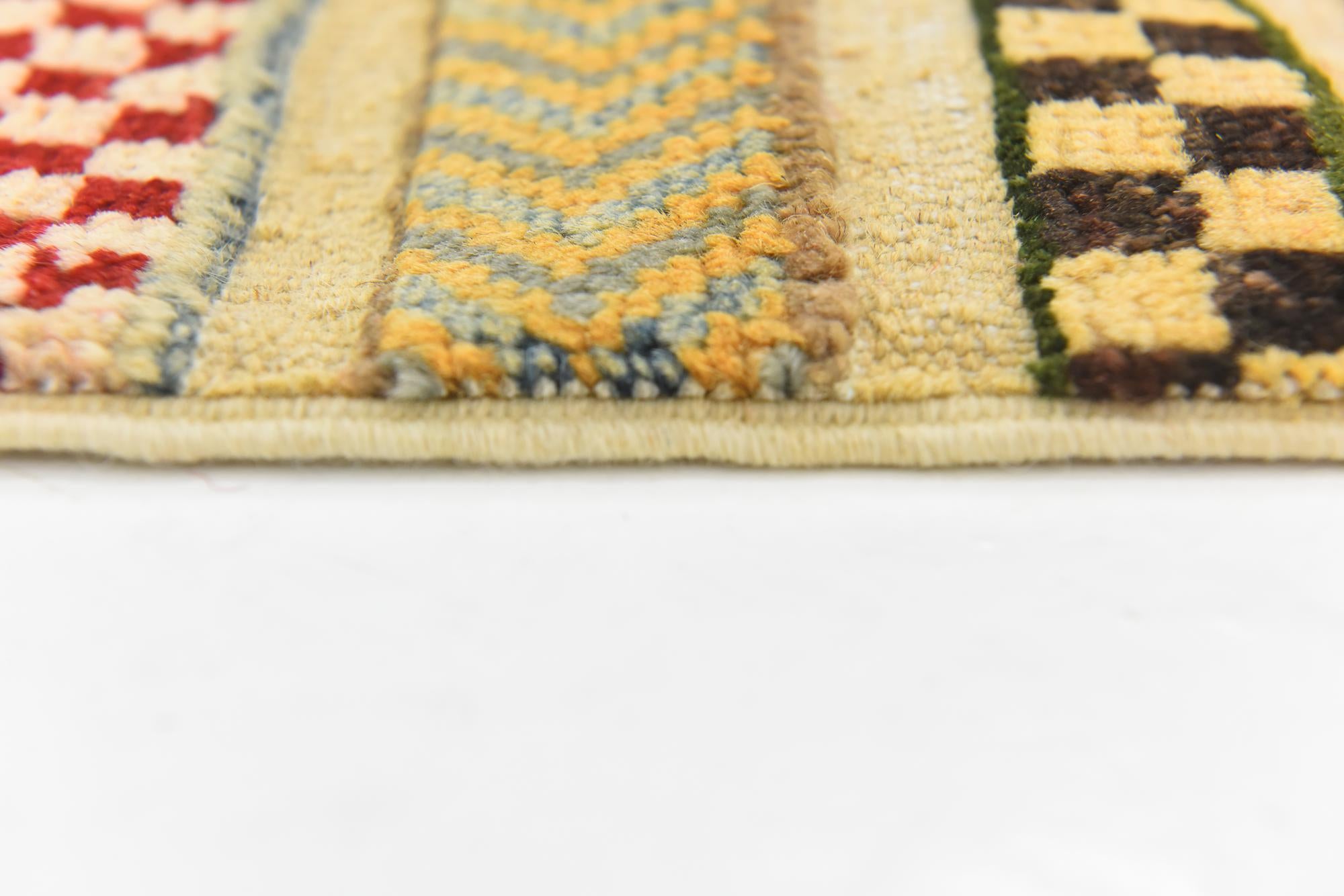 2' 9 x 3' 11 Hand Knotted Modern Ziegler Rug