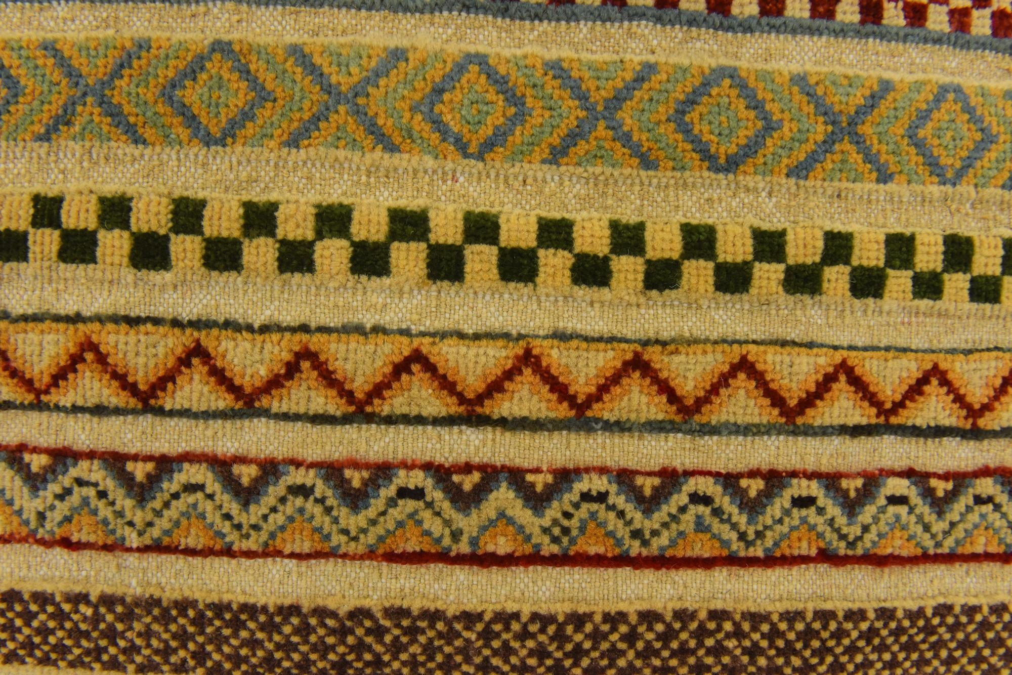 2' 10 x 4' Hand Knotted Modern Ziegler Rug