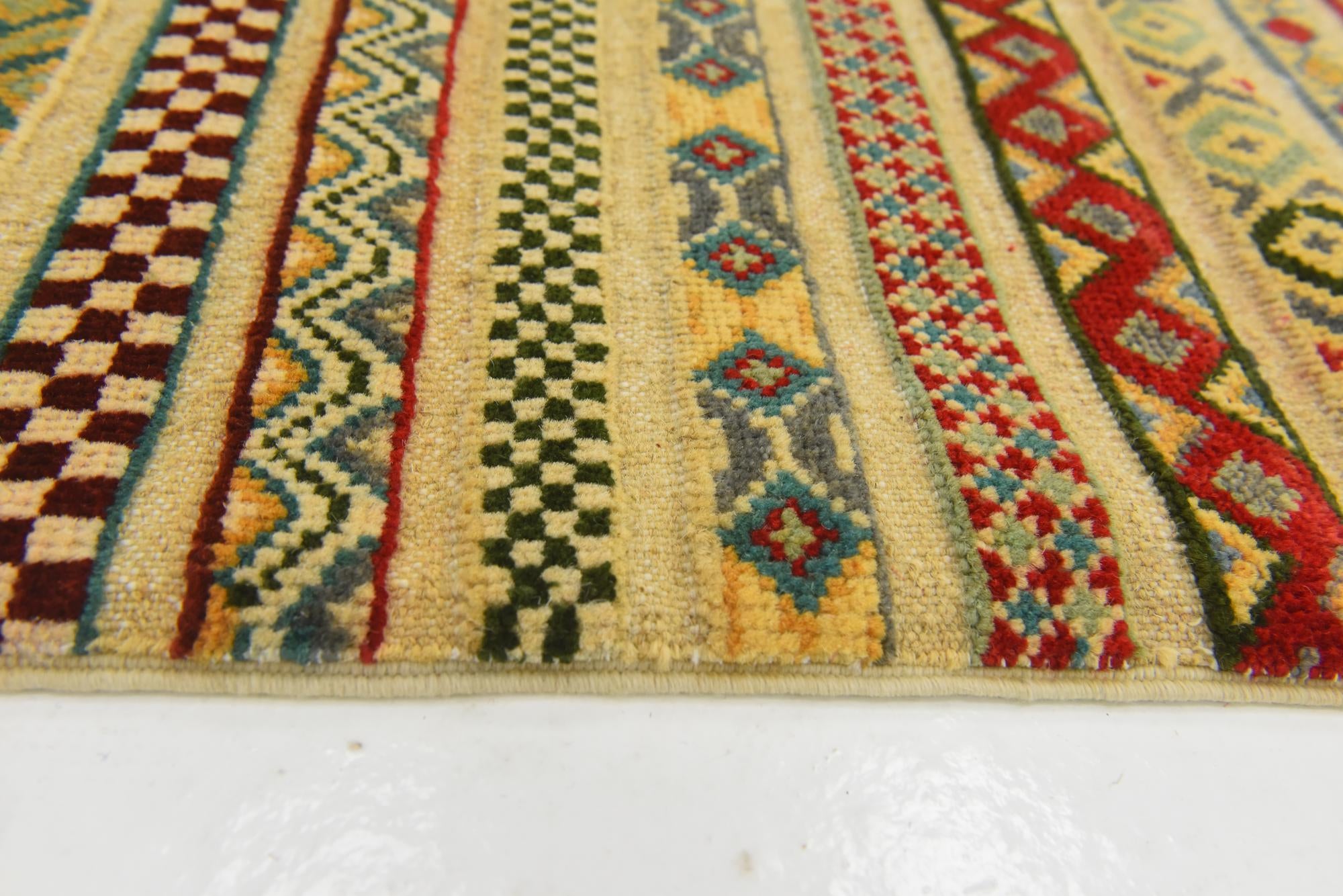 2' 10 x 4' Hand Knotted Modern Ziegler Rug