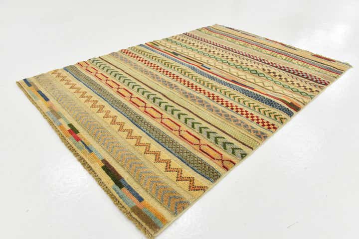 2' 9 x 3' 11 Hand Knotted Modern Ziegler Rug