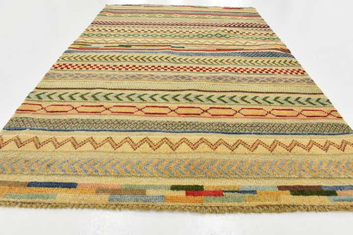 2' 9 x 3' 11 Hand Knotted Modern Ziegler Rug
