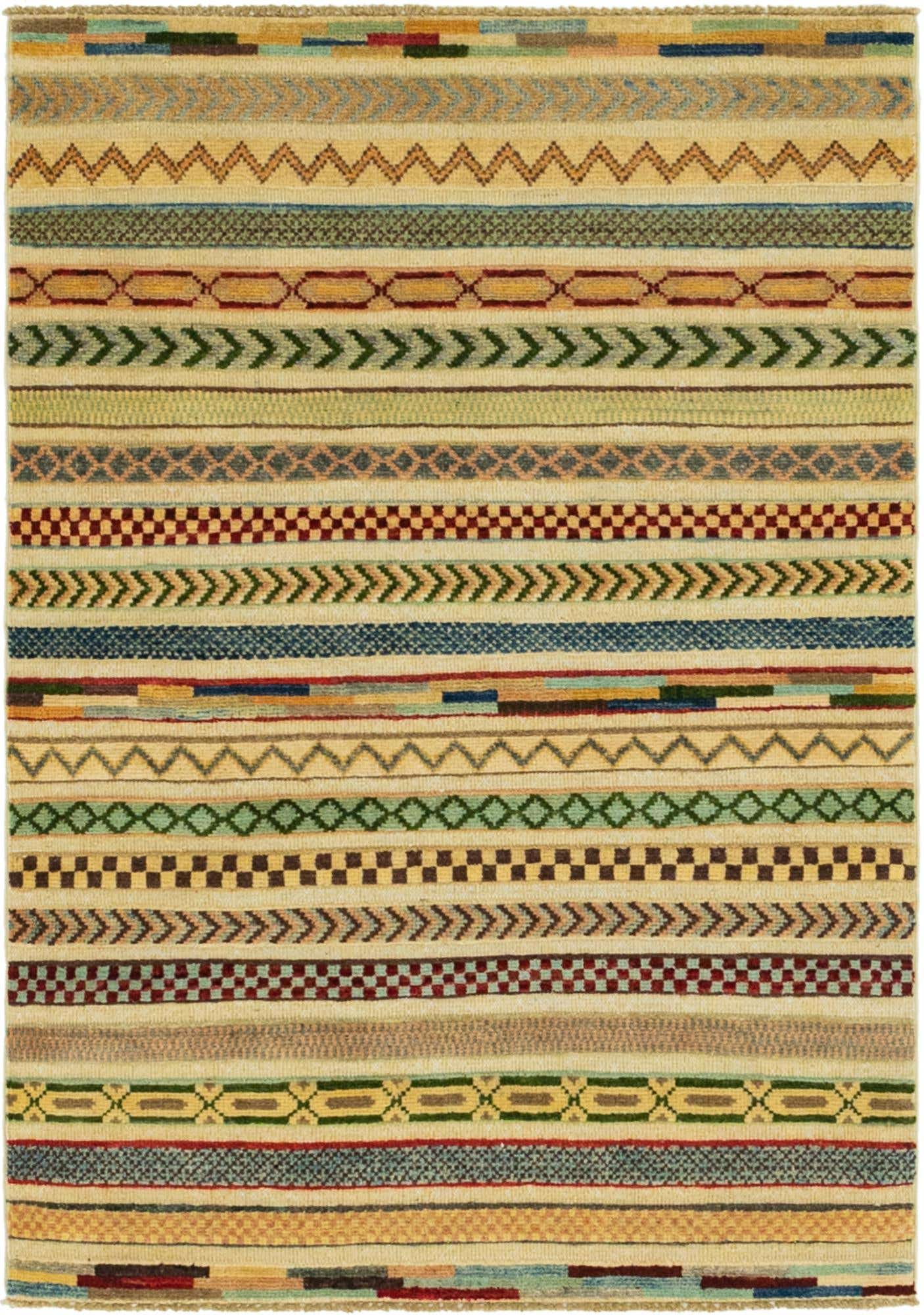 2' 9 x 3' 11 Hand Knotted Modern Ziegler Rug