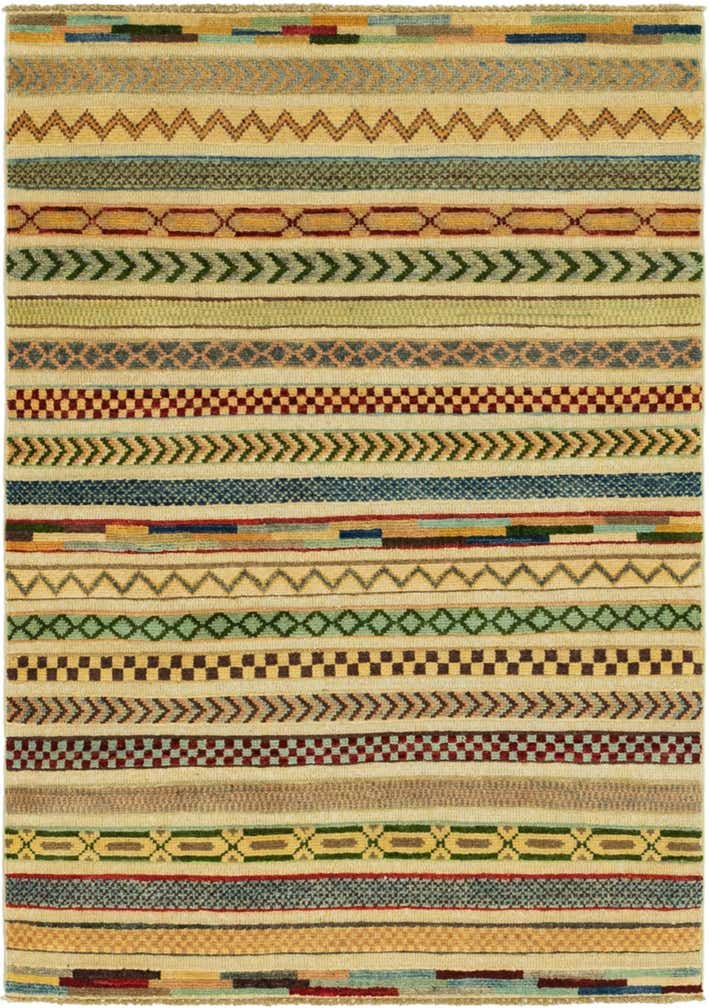 2' 9 x 3' 11 Hand Knotted Modern Ziegler Rug